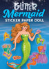 Glitter Mermaid Sticker Paper Doll